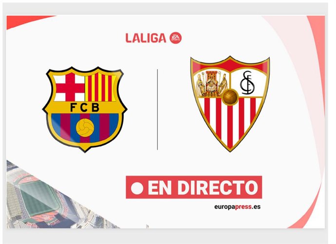 Onces Iniciales probables: Barcelona - Sevilla: resumen y estadísticas del partido de la jornada 28 de LaLiga EA Sports