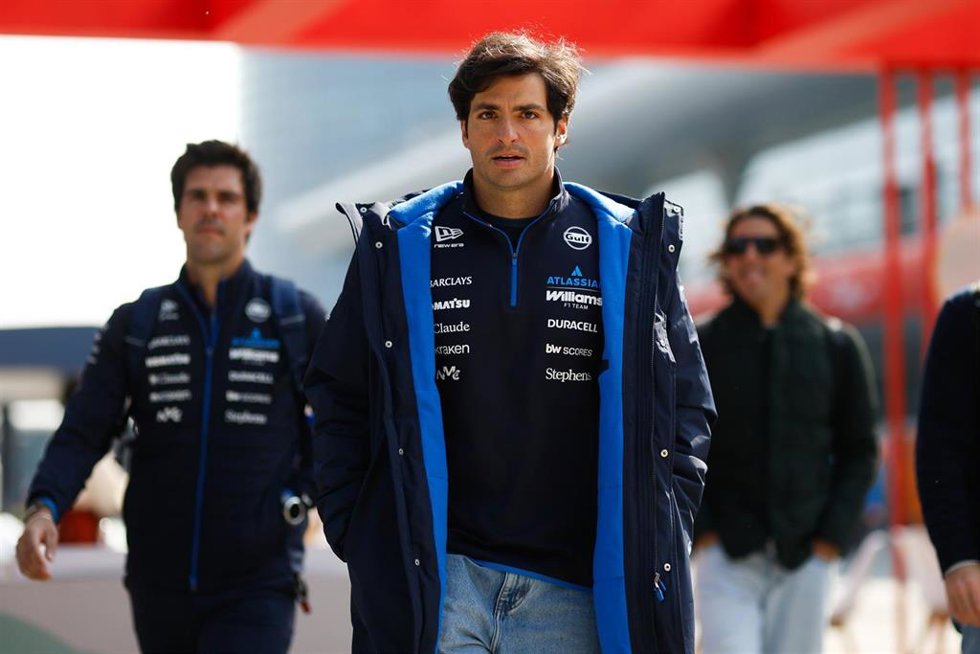 Carlos Sainz en el Circuito Internacional de Shanghái durante el Gran Premio de China