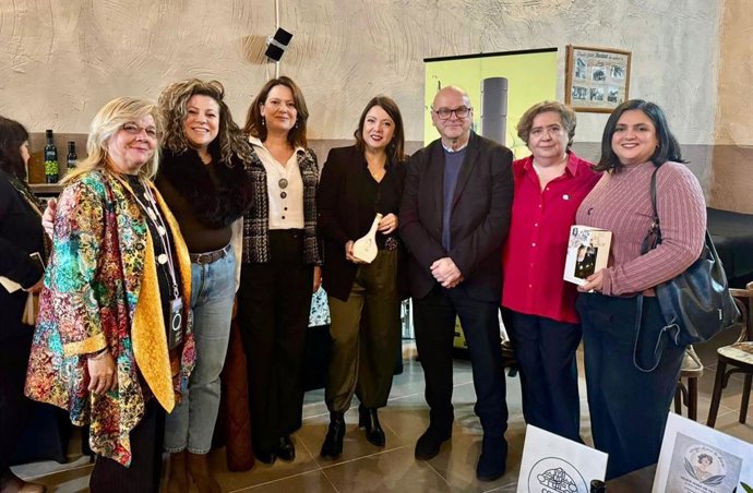 El subdelegado del Gobierno de España en Jaén, Manuel Fernández, en la I Jornada ‘Mujer Alma de Olivo: Raíces que lideran'.