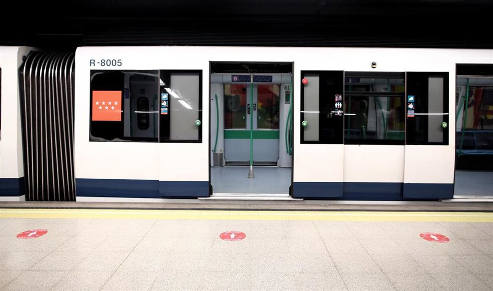 Archivo - Vagón de Metro de Madrid
