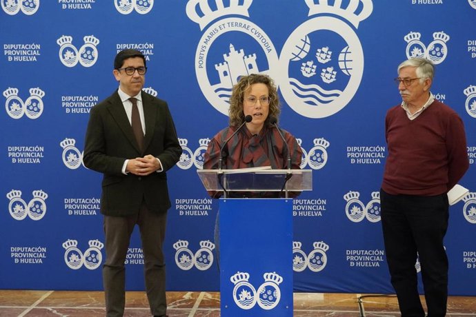 Imagen de la presentación de las ediciones facsiilares de documentos de "alto valor histórico" de los municipios de Gibraleón y Cumbres de Enmedio.