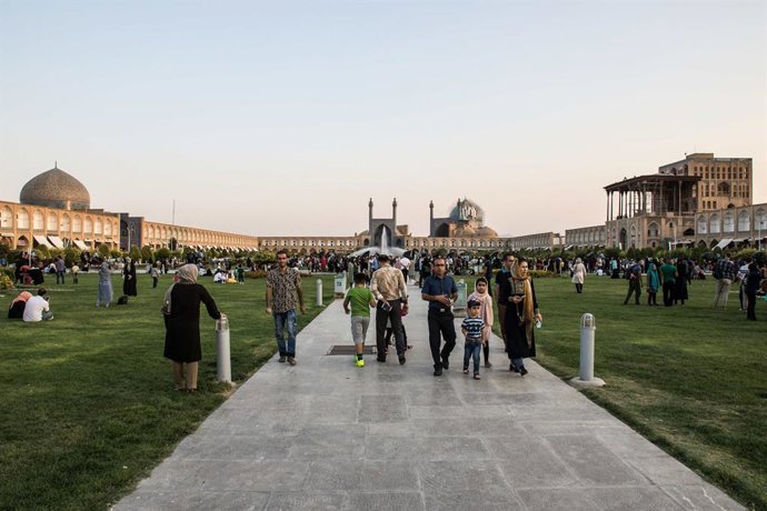 Archivo - Arquivo - 7 de setembro de 2017 - A Praça Naqsh-e Jahan, também conhecida como Praça do Imã, é uma praça situada no centro da cidade de Isfahan, no Irã. É um dos Patrimônios Mundiais da UNESCO e a segunda maior praça do mundo. Isfahan, Irã, sete