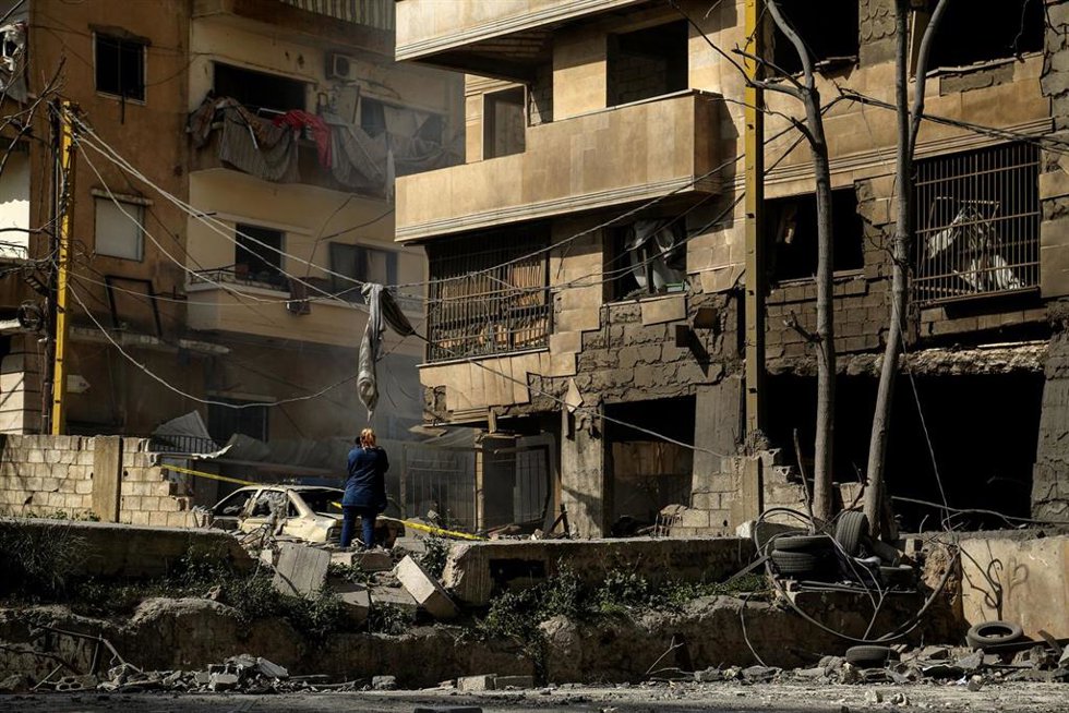 Bombardeo israelí en Beirut