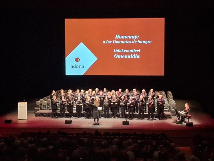 Homenaje de ADONA a los donantes de sangre.