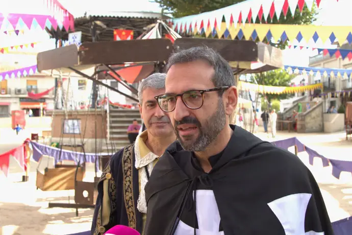 Sergio Gutiérrez, secretario de Organización del PSOE durante las jornadas medievales de Escalona.