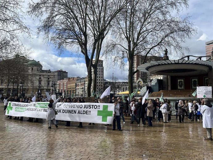 Concentración de profesionales de las farmacias en Bizkaia