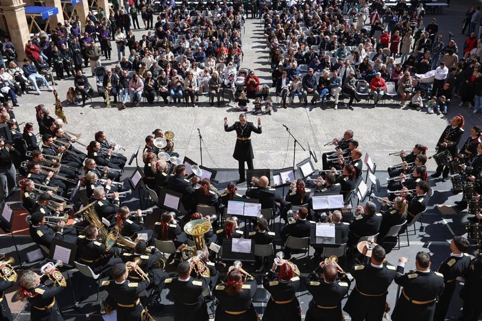 Encuentro de bandas de Semana Santa en La Misericrdia.