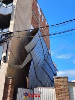 Afectació a L'Escala (Girona)