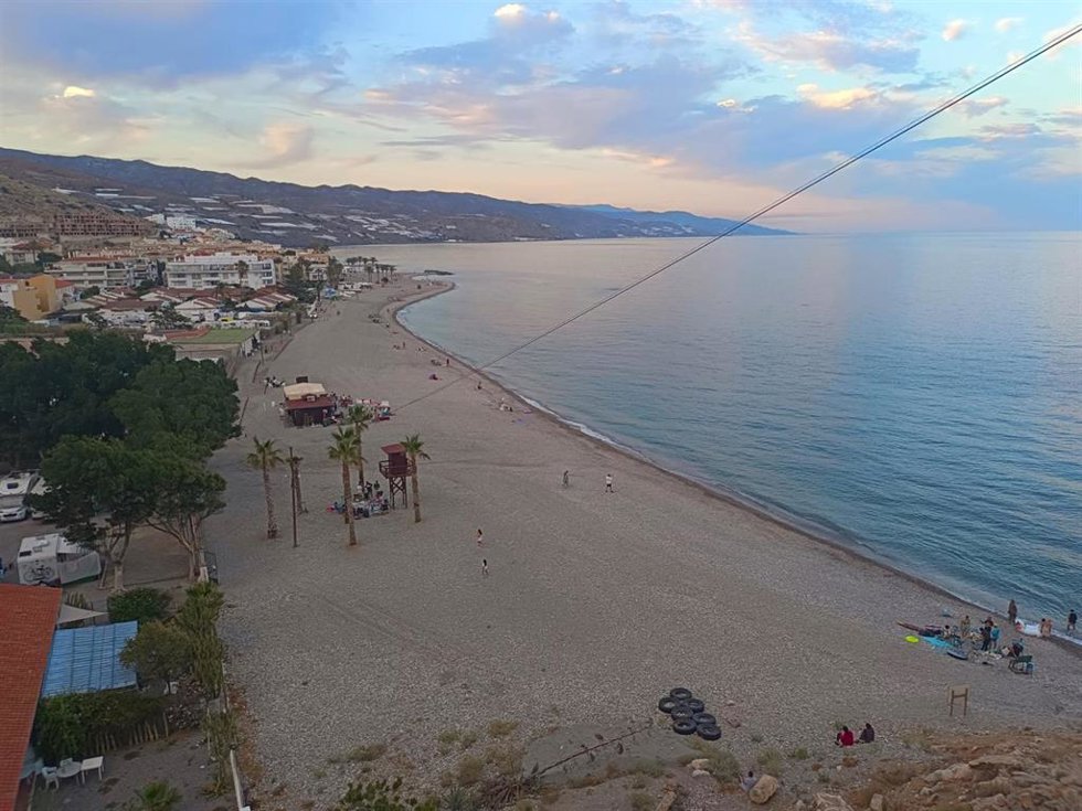 Archivo - Imagen de archivo de la playas de Gualchos (Granada).