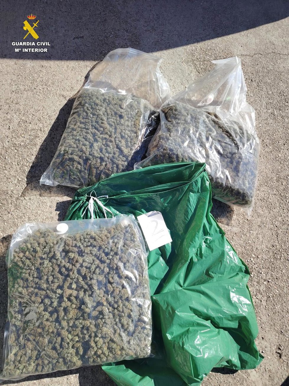 Material intervenido en la operación