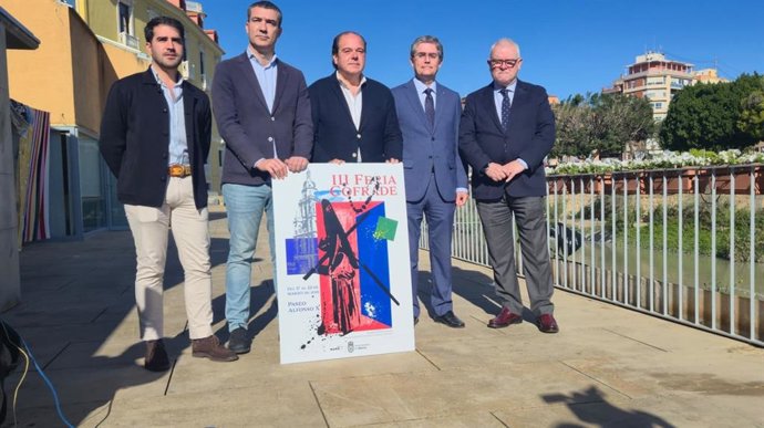 Los concejales Jesús Pacheco y Diego Avilés presentan la III Feria Cofrade de Murcia