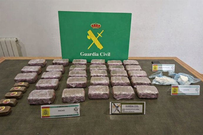 Droga incautada en Segovia.
