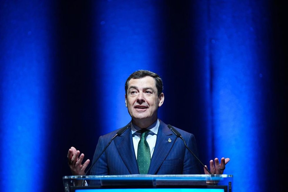 El presidente de la Junta de Andalucía, Juanma Moreno, en una imagen de archivo. 