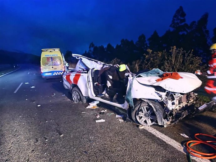 Salida de vía en Barreiros.