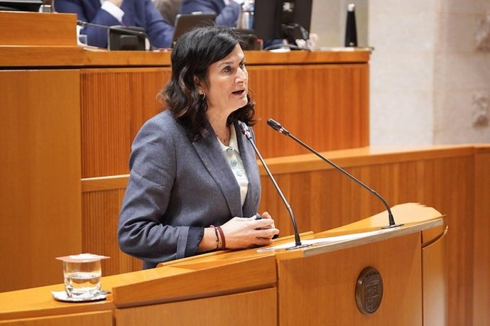 Archivo - La diputada de CHA Isabel Lasobras.