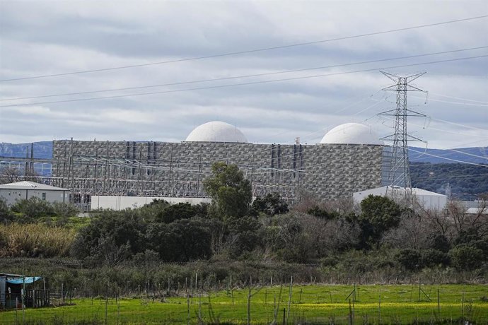 Vista de la central nuclear de Almaraz