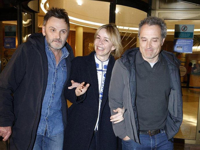 Fernando Tejero, María Adanez y Daniel Guzmán acuden al Tanatorio Parcesa La Paz de Tres Cantos, para dar el último adiós a Gemma Cuervo