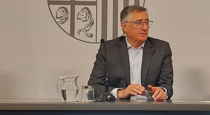 El consejero de Medio Ambiente y Turismo en funciones del Gobierno de Aragón, Manuel Blasco.