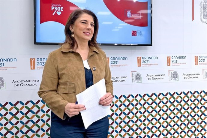 La portavoz del PSOE en el Ayuntamiento de Granada, Raquel Ruz