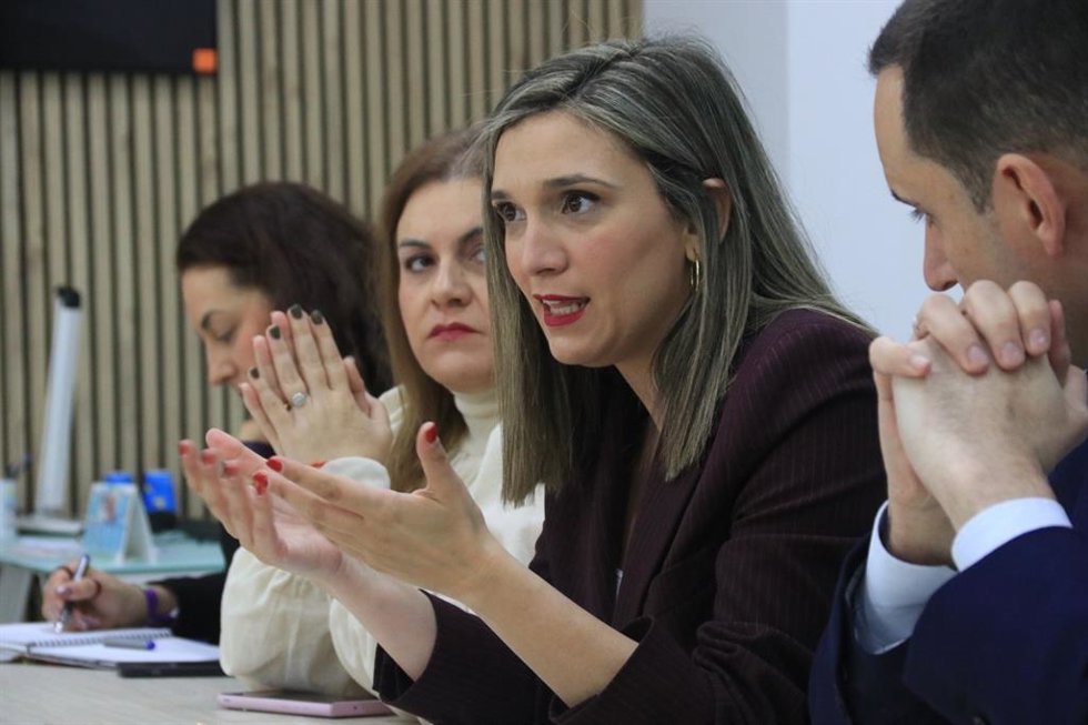 La vicesecretaria general del PSOE-A, María Márquez, en Jaén.
