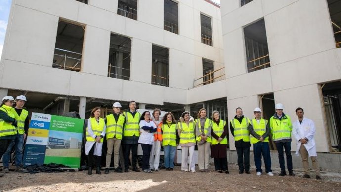 Las obras de ampliación del Centro de Salud de Calahorra avanzan "para reforzar la atención sanitaria"