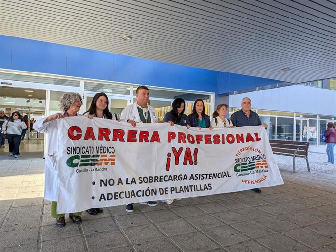 Concentración del Sindicato Médico en Castilla-La Mancha