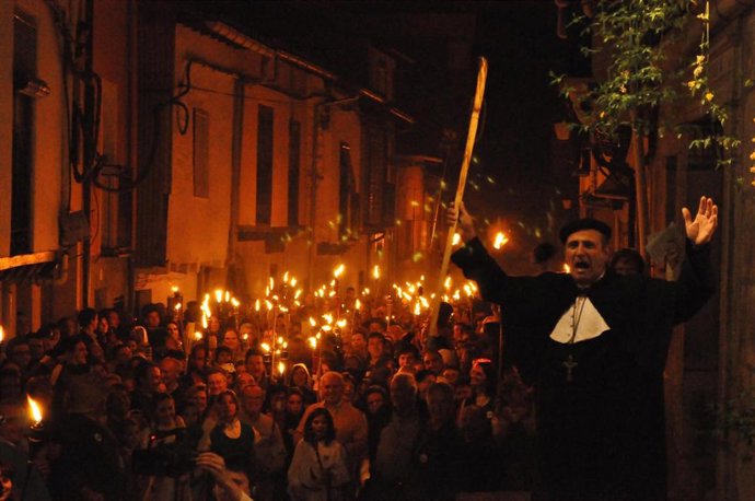 Imagen de la celebración del Ya Tornan, de Tornavacas