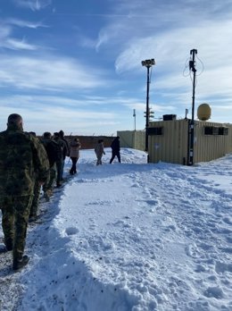 Soldados en Lituania.