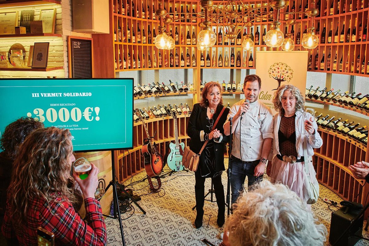 Recaudación récord en el tercer vermú solidario de Wine Fandango:...