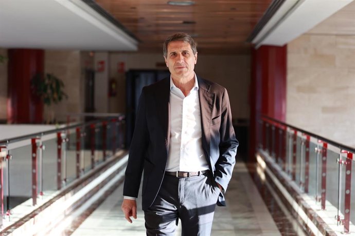 El delegado del Gobierno en Andalucía, Pedro Fernández, en una entrevista concedida a Europa Press. A 19 de febrero de 2026, en Sevilla (Andalucía, España). (Foto de archivo).