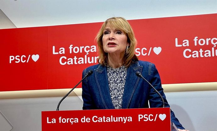 La vice-primera secretària i portaveu del PSC, Lluïsa Moret