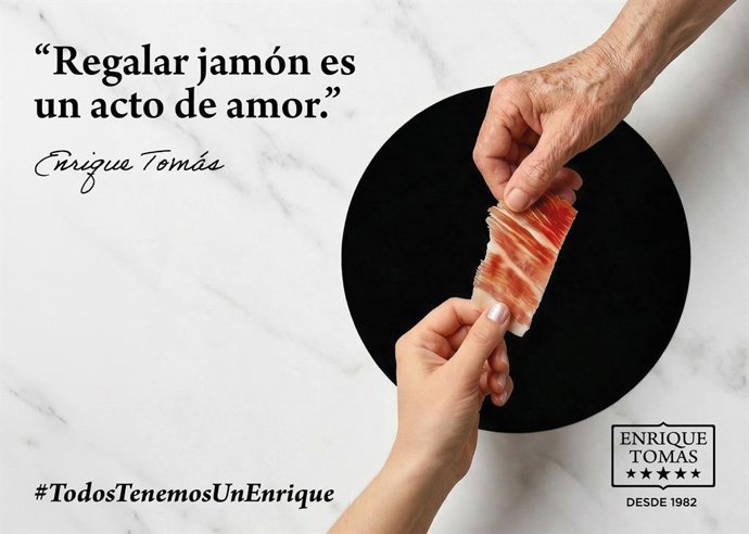 Enrique Tomás convierte el jamón en símbolo de legado para el Día del Padre