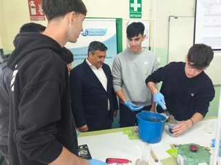 Presentación este lunes en el IES Diego de Guzmán y de Quesada de Huelva del Gran Concurso del Hormigón.