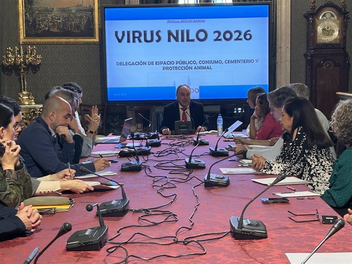 Reunión de la mesa de coordinación técnica del Virus del Nilo del Ayuntamiento de Sevilla