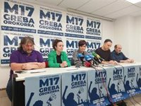 ELA, LAB, Steilas, Hiru y Etxalde llaman a una huelga general en Euskadi este martes por un salario mínimo propio