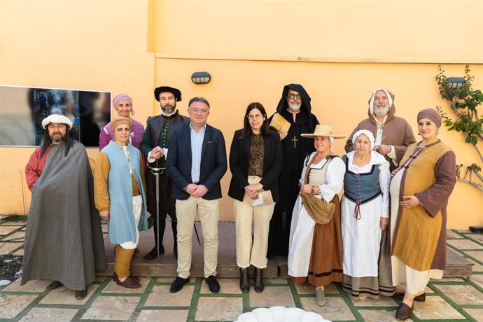 Presentación de la VI recreación histórica de la Batalla de Berja (Almería) en el Patio del Mandarino.