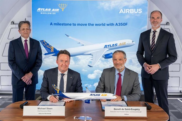 Atlas Air Worldwide se convierte en el mayor cliente del carguero A350F de Airbus con un pedido de 20 aparatos.