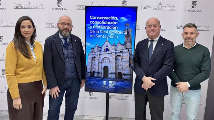 El Ayuntamiento de Antequera licita la restauración de la Real Colegiata de Santa María la Mayor  con un presupuesto base de las obras que asciende a 990.802,05 euros.
