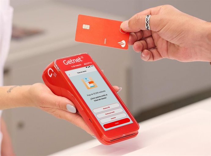 Archivo - TPV de Getnet (Banco Santander)