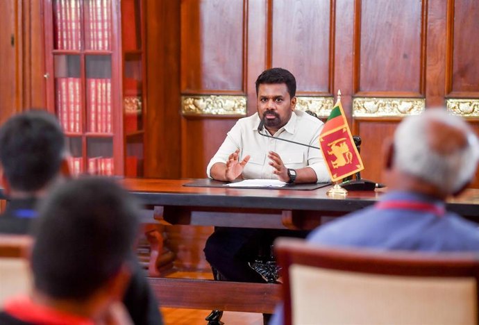 El presidente de Sri Lanka, Anura Kumara Dissanayake