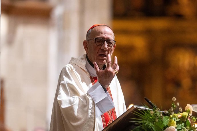 Archivo - El cardenal elector i arquebisbe de Barcelona, Joan Josep Omella