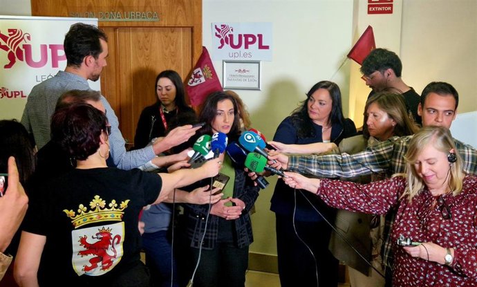 La candidata de UPL a la Presidencia de la Junta, Alicia Gallego, ha destacado el avance de la formación política de los últimos años.