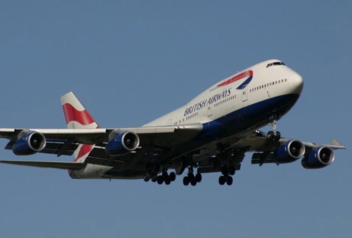 Archivo - Un 747 de British Airways.