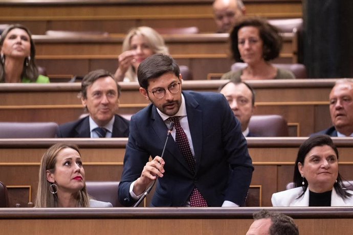 Archivo - El diputado del PP, Juan Andrés Bayón.