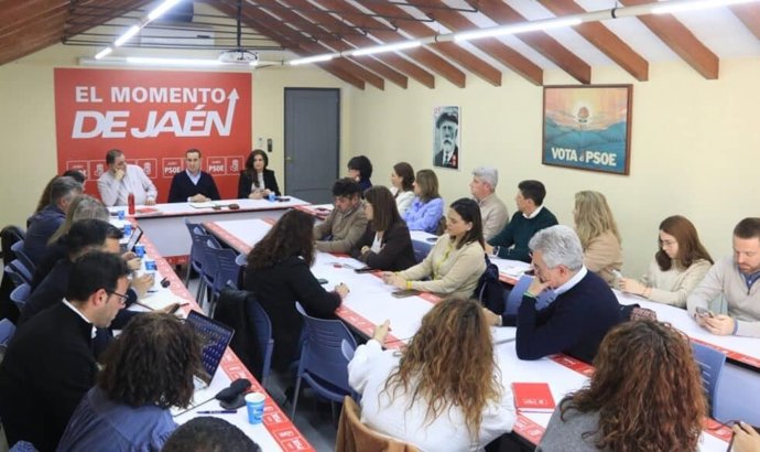 Reunión de la Ejecutiva Provincial del PSOE de Jaén.