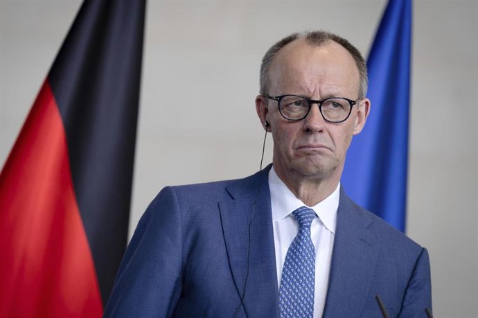 El canciller alemán, Friedrich Merz