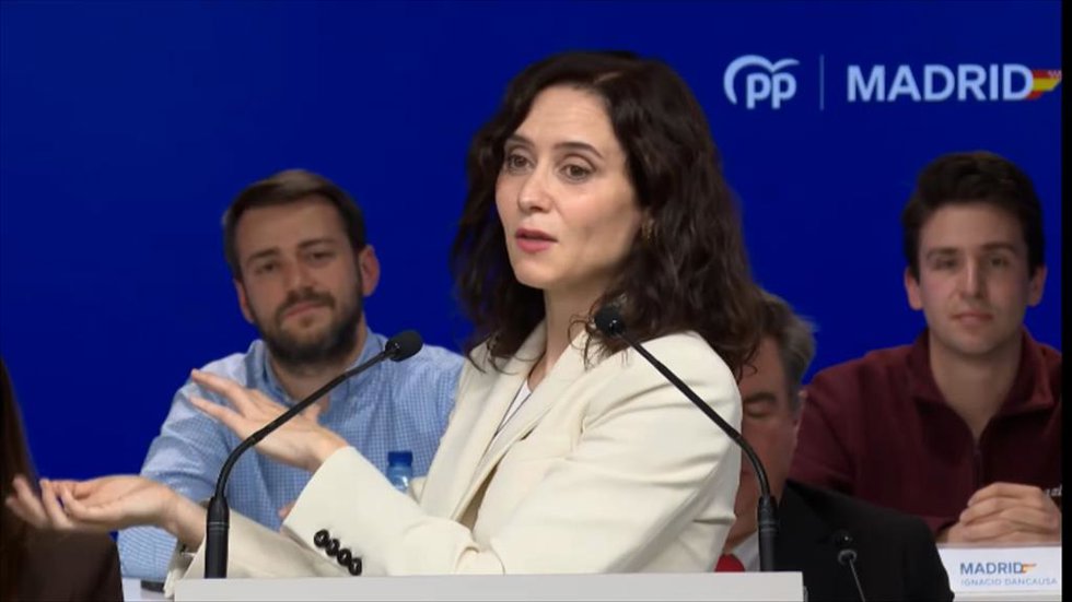 Ayuso acusa al Gobierno de promover "nacionalizaciones masivas"