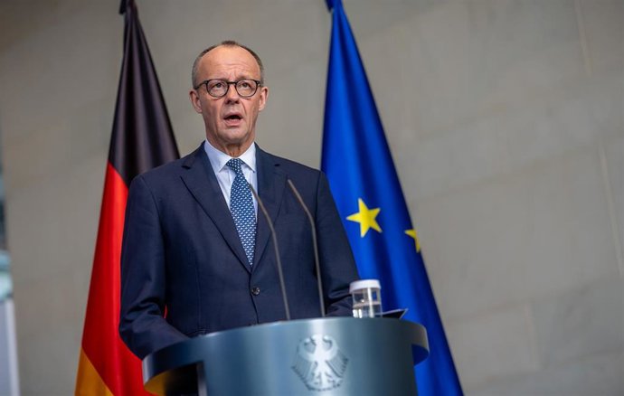 El canciller alemán, Friedrich Merz