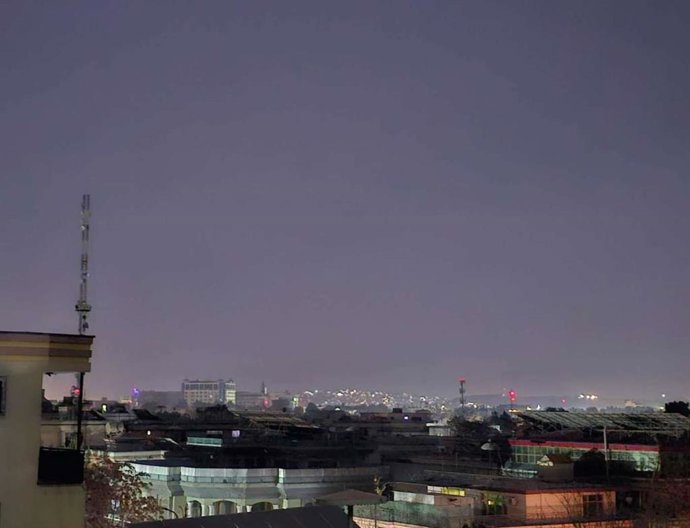 Archivo - Noche en la capital de Afganistán, Kabul