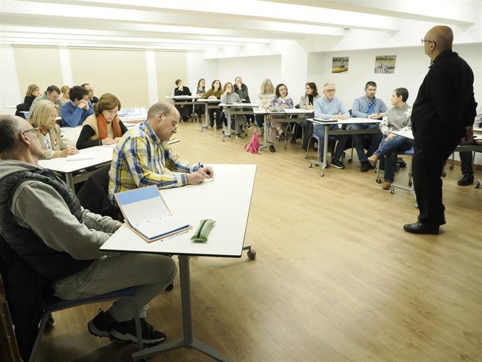 Un momento de la formación.